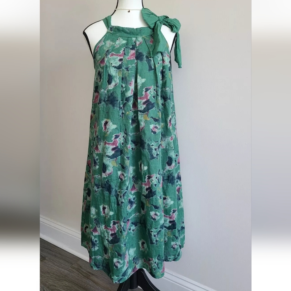 Bellambia Made In Italy Italian  Halter Dress.